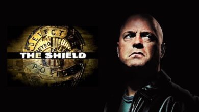 michael chiklis the shield tv show banner poster x