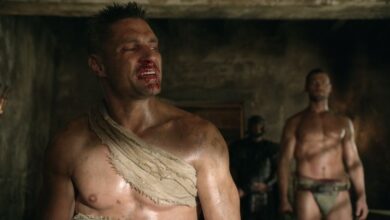 Andy Whitfield Manu Bennett Spartacus Blood And Sand Mark Of The Brotherhood