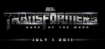 Transformers: Dark of the Moon, Offical Movie Logo Header