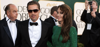 Angelina Jolie, Brad Pitt, Golden Globe 2011, 02