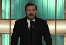 Ricky Gervais, Golden Globes 2011