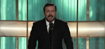 Ricky Gervais, Golden Globes 2011