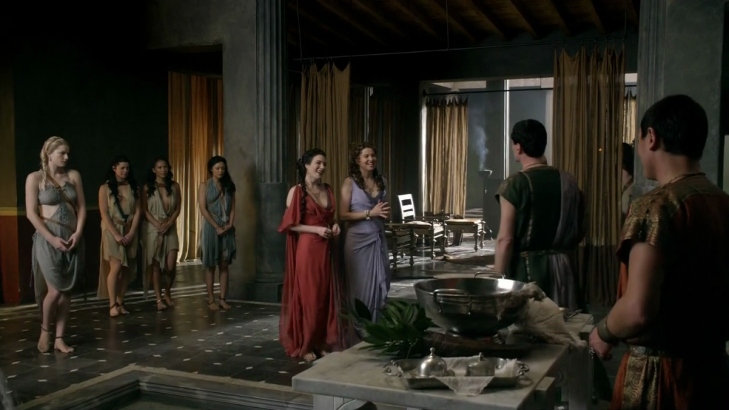 SPARTACUS: GODS OF THE ARENA: Paterfamilias: High Resolution Photos