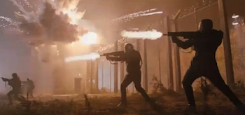 Hydra Gun Fire, Captain America: The First Avenger