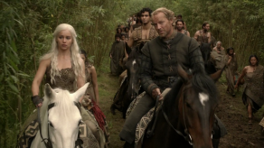 Emilia Clarke, Iain Glen, Game of Thrones, Lord Snow, 01