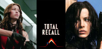 Jessica Biel, Kate Beckinsale, Total Recall 1990 Logo