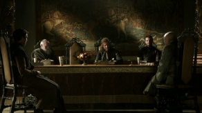 Sean Bean, Aidan Gillen, Game of Thrones, Lord Snow, 01