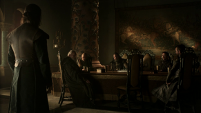 Sean Bean, Mark Addy, Conleth Hill, Aidan Gillen, Gethin Anthony, Game of Thrones, The Wolf and the Lion
