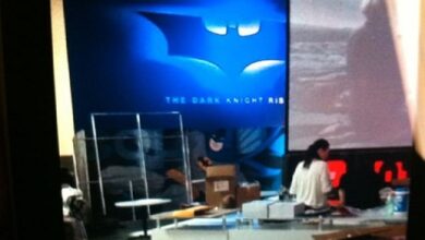The Dark Knight Rises, 2012, Official Logo Glimpse