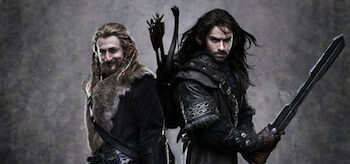 Dean O'Gorman, Aidan Turner, The Hobbit, 2012-2013, 02