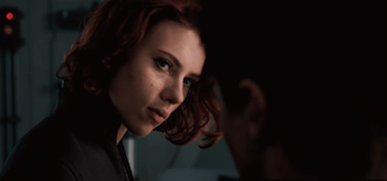 Scarlett Johansson, Jeremy Renner, The Avengers, 2012, 02