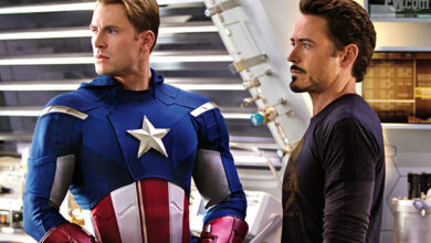Chris Evans, Robert Downey Jr, The Avengers 2012, 01
