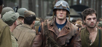 Chris Evans, Sebastian Stan, Captain America The First Avenger 2011