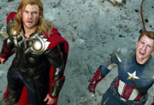 Chris Hemsworth, Chris Evans, The Avengers 2012