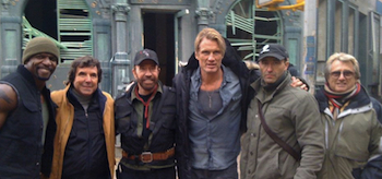 Chuck Norris, Dolph Lundgren, Terry Crews, The Expendables 2, 02