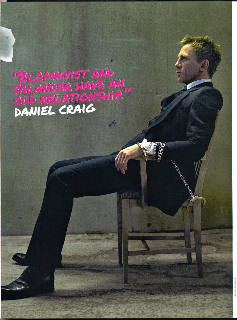 Daniel Craig, The Girl with the Dragon Tattoo, Empire Magazine November 2011