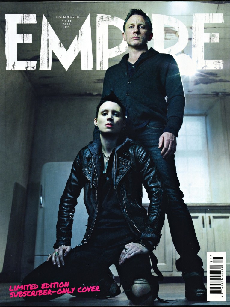 The Girl with the Dragon Tattoo, Empire Magazine November 2011 Exclusive Cover