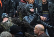 Christian Bale, Batman, Tom Hardy, Bane, The Dark Knight Rises, 01