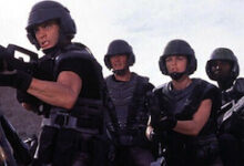 Casper Van Dien, Dina Meyer, Starship Troopers