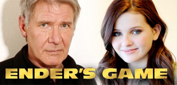 Harrison Ford, Abigail Breslin, Ender's Game