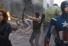 Chris Hemsworth, Jeremy Renner, Scarlett Johansson, Chris Evans, The Avengers