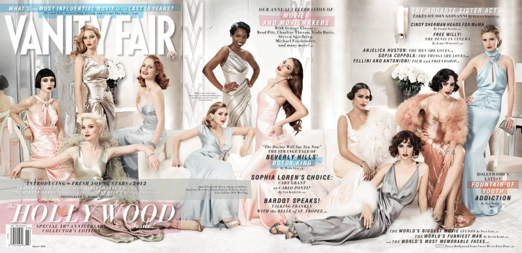 Vanity Fair Magazine Hollywood Cover 2012