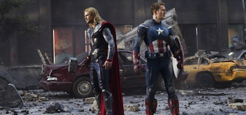 Chris Evans, Chris Hemsworth, The Avengers