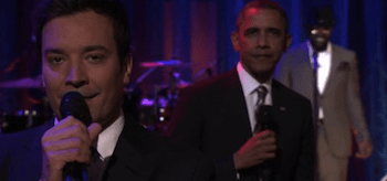 Barak Obama Jimmy Fallon Late Night