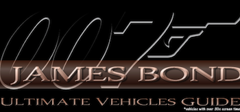 James Bond Ultimate Vehicles Guide Infographic