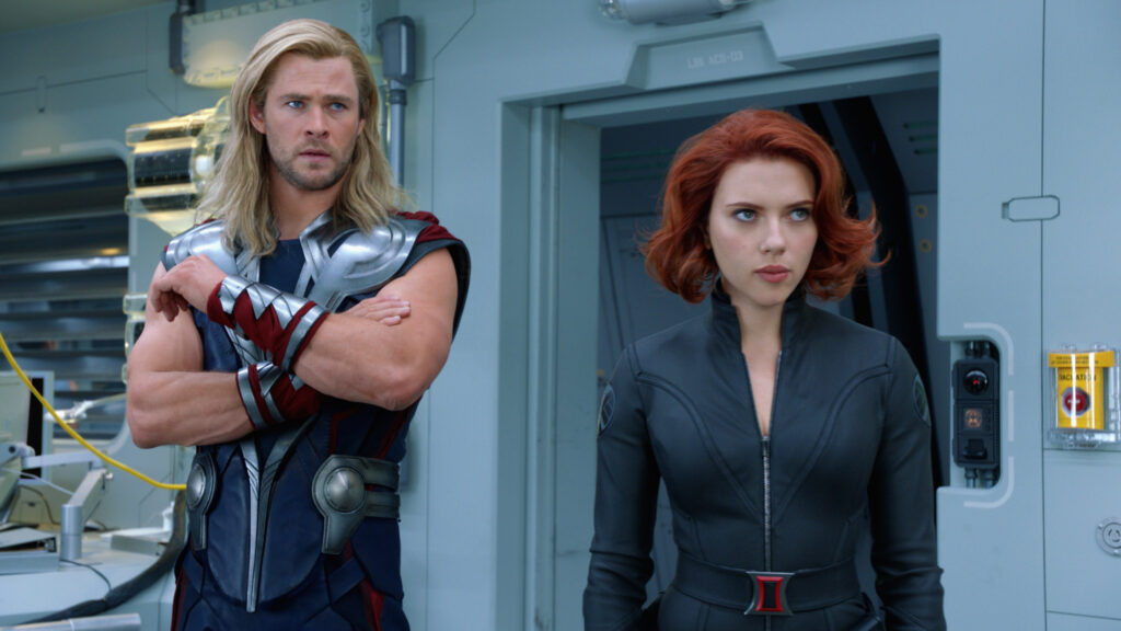 Thor Black Widow The Avengers
