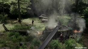 Helicopter Crash The Walking Dead Walk with Me