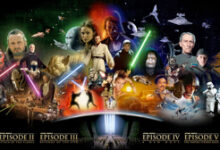 Star Wars Saga Movie Banner