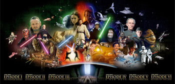 Star Wars Saga Movie Banner