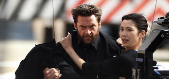 Tao Okamoto Hugh Jackman The Wolverine