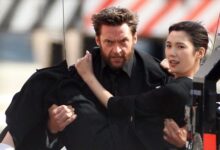 Tao Okamoto Hugh Jackman The Wolverine