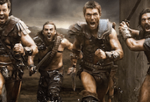 Dan Feuerriegel Dustin Clare Liam McIntyre Manu Bennett Spartacus War of the Damned