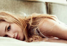 Jennifer Lawrence White Couch