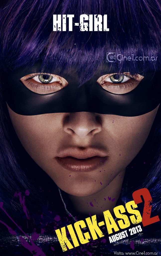 Chloe Mortez Hit-Girl Kick-Ass 2 movie poster