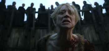 Gwendoline Christie Brienne of Tarth Bear Pit Game of Thrones