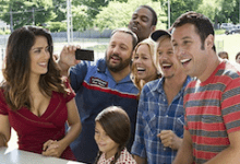 Adam Sandler Salma Hayek Grown Ups 2