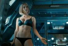 Alice Eve bra panties Star Trek into Darkness