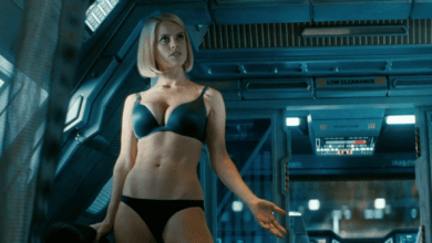 Alice Eve bra panties Star Trek into Darkness
