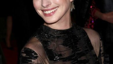 Anne Hathaway Blonde Hair Met Ball 2013