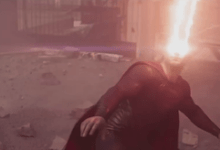 Henry Cavill Eye Lasers Man of Steel