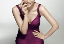 Li Bingbing Purple Dress Vogue
