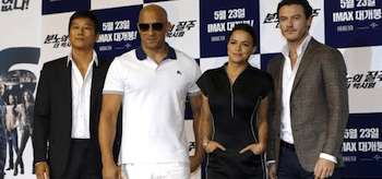 Luke Evans Vin Diesel Sung Kang Michelle Rodriguez Fast and Furious 6