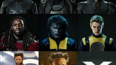 Patrick Stewart, Ian McKellen, Daniel Cudmore, Omar Sy, Lucas Till, Hugh Jackman X-Men Days Of Future Past Character Collage