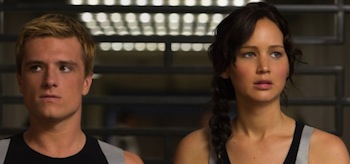 Jennifer Lawrence, Willow Shields Josh Hutcherson The Hunger Games Catching Fire