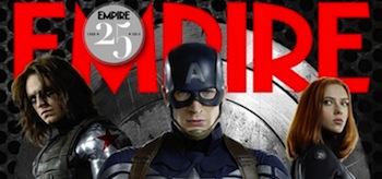 Sebastian Stan Chris Evans Scarlett Johansson Empire Magazine Captain America The Winter Soldier cover 