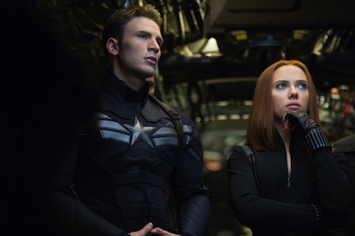 Chris Evans Scarlett Johansson Captain America The Winter Soldier